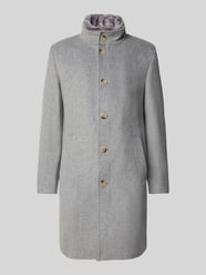 Wollen jas met opstaande kraag van Christian Berg Men Beige - 14