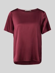 Blusenshirt mit Rundhalsausschnitt von (The Mercer) N.Y. Bordeaux - 16