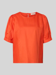 Regular Fit Bluse mit Puffärmeln Modell 'SOLID' von Fynch-Hatton - 3