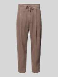 Regular Waist Cordhose mit Tunnelzugbund von Marc O'Polo DENIM Beige - 44