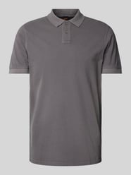 Regular Fit Poloshirt mit Label-Print Modell 'Prime' von BOSS Orange Grau - 35