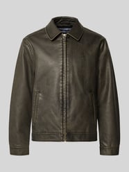 Jack van vintagestijl pu (leerlook) in shacket model van REVIEW - 32