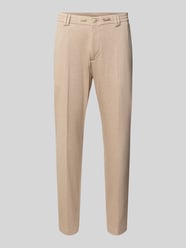 Spodnie o kroju slim fit z mieszanki wiskozy model 'CIJUNO' od CINQUE - 12