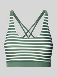 Bikinitop met elastische band, model 'Summer' van VENICE BEACH Groen - 7