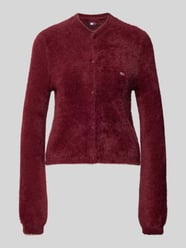 Regular fit cardigan met labelstitching, model 'LOFTY' van Tommy Jeans Rood - 29