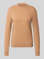 Gebreide pullover van een mix van wol en kasjmier met ronde hals van comma - 24