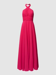 Abendkleid mit V-Ausschnitt von Mascara Pink - 13