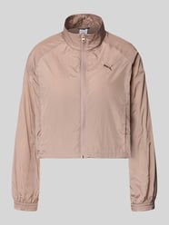 Kurtka w kroju relaxed fit ze stójką model 'Her' od PUMA Fuksjowy - 2
