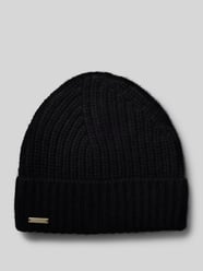 Beanie met labeldetail van Seeberger - 45