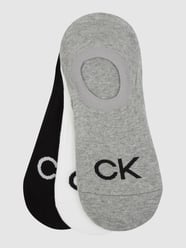 Set van 3 paar kousenvoetjes van CK Calvin Klein Grijs / zwart - 6