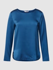 Blusenshirt mit Rundhalsausschnitt Modell 'MOLDAVA' von MaxMara Leisure Blau - 25