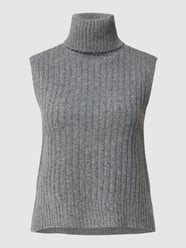 Strickjacke mit V-Ausschnitt Modell 'Viirina V-neck' von Vila Grau - 28