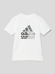 T-Shirt mit Logo-Print von ADIDAS SPORTSWEAR Weiß - 21