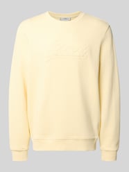 sweatshirt met logo en ronde hals van GUESS - 7