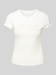 T-Shirt mit Strasssteinbesatz von Guess - 16