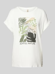 T-Shirt mit floralem Print Modell 'MARICA' von Soyaconcept Grün - 1