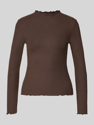 Slim Fit Langarmshirt mit Viskose-Anteil Modell 'EMMA' von ONLY - 3