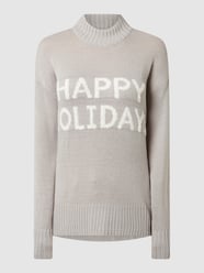 Pullover met tekst van Vero Moda Grijs / zwart - 35