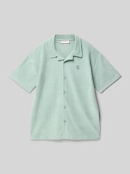 Freizeithemd aus Frottee mit Logo-Stitching von Calvin Klein Jeans - 35