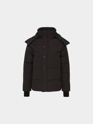 Parka mit Label-Detail von Canada Goose Grau / Schwarz - 19