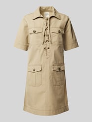 Mini-jurk met klepzakken, model 'RECORD' van Zadig&Voltaire Beige - 39