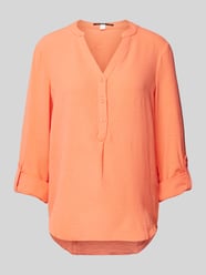 Bluse mit regulierbarer Ärmellänge von QS Orange - 47