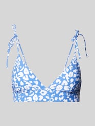 Bikini-Oberteil mit Spaghettiträgern Modell 'Des' von Barts Blau - 17