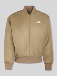 Loose Fit Blouson mit Logo-Print Modell 'STADIUM' von adidas Sportswear Beige - 19