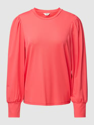 Blusenshirt aus Viskose-Mix mit Rundhalsausschnitt Modell 'Caroline' von Object Pink - 37