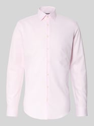 Slim Fit Business-Hemd mit Knopfleiste von Jake*s Pink - 21