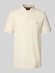 Regular Fit Poloshirt mit Logo-Stitching von Christian Berg Men Beige - 38