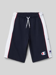 Bermudas mit Label-Print von CHAMPION Blau - 3