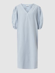 Midikleid mit Streifenmuster Modell 'Madeleine' von JC Sophie Blau / Türkis - 31