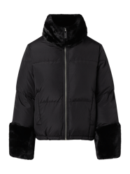 Daunenjacke mit Kunstfell  von MICHAEL Michael Kors Grau / Schwarz - 10