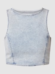 Crop Top aus Denim  von Calvin Klein Jeans Blau / Türkis - 14