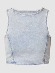 Crop Top aus Denim  von Calvin Klein Jeans Blau - 9