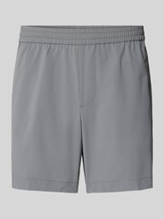 Regular Fit Shorts mit Gesäßtasche Modell 'Crossover4' von BOSS Green Grau - 22