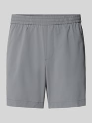 Regular Fit Shorts mit Gesäßtasche Modell 'Crossover4' von BOSS Green Grau - 23