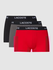 Trunks mit Label-Details im 3er-Pack von Lacoste Rot - 36