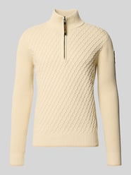 Slim Fit Strickpullover aus Baumwoll-Mix von PME Legend - 13