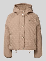 Regular fit jack met logo-applicatie, model 'Boxy' van Guess Activewear Beige - 11