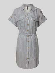 Sukienka mini taliowana z czystej wiskozy model ‘BUMPY’ od Vero Moda - 29
