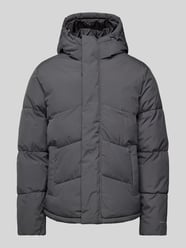 Steppjacke mit Stehkragen Modell 'WORLD' von Jack & Jones Grau - 8