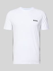 Slim fit T-shirt met labelprint, model 'TOP SPIN CB' van BOSS Green - 24