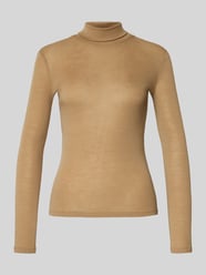 Slim Fit Langarmshirt aus Woll-Seiden-Mix Modell 'TESEO' von Weekend Max Mara - 29