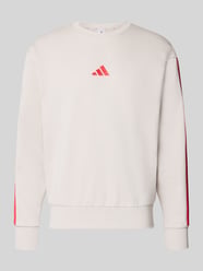Sweatshirt mit Label-Stitching von adidas Sportswear Beige - 13
