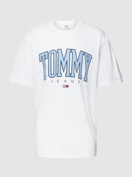 T-Shirt mit Label-Print von Tommy Jeans Weiß - 35
