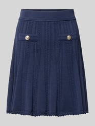 Knie-lange gebreide rok van viscosemix met steekzakken van GUESS - 48