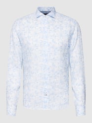 Koszula casualowa o kroju slim fit z kwiatowym wzorem na całej powierzchni model ‘Pai’ od JOOP! Collection Niebieski - 24