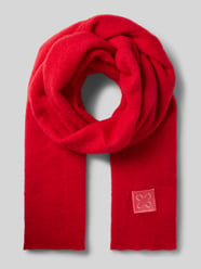 Sjaal met labelpatch van Codello Rood - 48